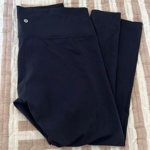 Lululemon 25” Wunder Train leggings - black size 16